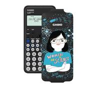 Casio FX-82SP CW - Calcolatrice scientifica, con Jess Wade illustrata da Coco Escribano, consigliata per curriculum spagnolo e portoghese, 5 lingue, oltre 300 funzioni, colore grigio scuro
