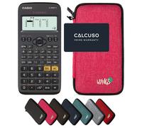 Casio fx-83GT X Nero con Custodia Protettiva WYNGS inclusa Rosa - Calcolatrice Scientifica - Pacchetto Base (Ordine cumulativo non possibile*)