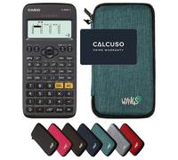 Casio fx-83GT X Nero con Custodia Protettiva WYNGS inclusa Turchese - Calcolatrice Scientifica - Pacchetto Base (Ordine cumulativo non possibile*)