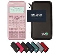 Casio fx-83GT X Rosa con Custodia Protettiva WYNGS inclusa Nero - Calcolatrice Scientifica - Pacchetto Base (Ordine cumulativo non possibile*)
