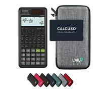 Casio fx-85ES Plus 2nd edition con Custodia Protettiva WYNGS inclusa Grigio Chiaro - Calcolatrice Scientifica - Pacchetto Base