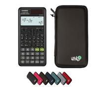 Casio fx-85ES Plus 2nd edition con Custodia Protettiva WYNGS inclusa Nero - Calcolatrice Scientifica - Pacchetto Base