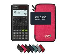Casio fx-85ES Plus 2nd edition con Custodia Protettiva WYNGS inclusa Rosa - Calcolatrice Scientifica - Pacchetto Base