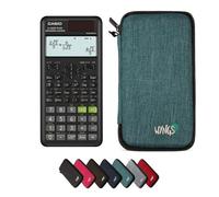 Casio fx-85ES Plus 2nd edition con Custodia Protettiva WYNGS inclusa Turchese - Calcolatrice Scientifica - Pacchetto Base