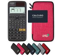 Casio fx-85GT X con Custodia Protettiva WYNGS inclusa Rosa - Calcolatrice Scientifica - Pacchetto Base