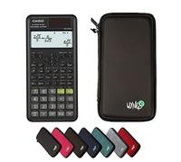Casio fx-87DE Plus 2nd Edition con Custodia Protettiva WYNGS inclusa Nero - Calcolatrice Scientifica - Pacchetto Base (Tedesco)