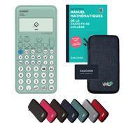 Casio fx-92 Collège con custodia protettiva Blu e manuale (88 pagine, DIN A5) - Calcolatrice scientifica - Smart Set