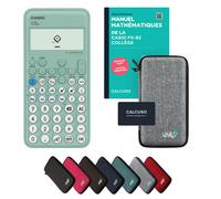 Casio fx-92 Collège con custodia protettiva Grigio chiaro e manuale (88 pagine, DIN A5) - Calcolatrice scientifica - Smart Set