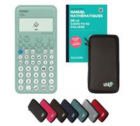 Casio fx-92 Collège con custodia protettiva Nero e manuale (88 pagine, DIN A5) - Calcolatrice scientifica - Smart Set (Francese)