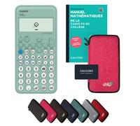 Casio fx-92 Collège con custodia protettiva Rosa e manuale (88 pagine, DIN A5) - Calcolatrice scientifica - Smart Set