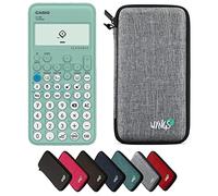 Casio fx-92 Collège con Custodia Protettiva WYNGS inclusa Grigio Chiaro - Calcolatrice Scientifica - Pacchetto Base