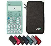 Casio fx-92 Collège con Custodia Protettiva WYNGS inclusa Grigio Scuro - Calcolatrice Scientifica - Pacchetto Base (Francese)