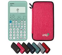 Casio fx-92 Collège con Custodia Protettiva WYNGS inclusa Rosa - Calcolatrice Scientifica - Pacchetto Base (Francese)
