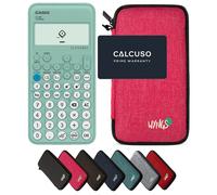 Casio fx-92 Collège con Custodia Protettiva WYNGS inclusa Rosa - Calcolatrice Scientifica - Pacchetto Base