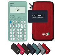 Casio fx-92 Collège con Custodia Protettiva WYNGS inclusa Rosso - Calcolatrice Scientifica - Pacchetto Base