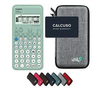 Casio FX-92B Secondaire con Custodia Protettiva WYNGS inclusa Grigio Chiaro - Calcolatrice Scientifica - Pacchetto Base