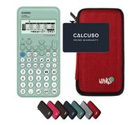 Casio FX-92B Secondaire con Custodia Protettiva WYNGS inclusa Rosso - Calcolatrice Scientifica - Pacchetto Base