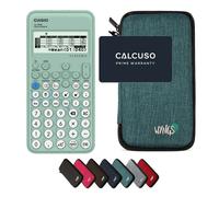 Casio FX-92B Secondaire con Custodia Protettiva WYNGS inclusa Turchese - Calcolatrice Scientifica - Pacchetto Base