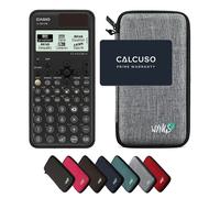 Casio fx-991CW ClassWiz con Custodia Protettiva WYNGS inclusa Grigio Chiaro - Calcolatrice Scientifica - Pacchetto Base