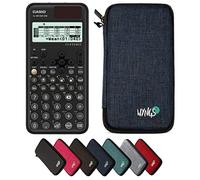 Casio fx-991DE CW ClassWiz con Custodia Protettiva WYNGS inclusa Blu - Calcolatrice Scientifica - Pacchetto Base (Tedesco)
