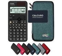 Casio fx-991DE CW ClassWiz con Custodia Protettiva WYNGS inclusa Turchese - Calcolatrice Scientifica - Pacchetto Base (Tedesco)