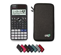 Casio fx-991DE X Classwiz con Custodia Protettiva WYNGS inclusa Grigio Scuro - Calcolatrice Scientifica - Pacchetto Base (Tedesco)
