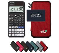 Casio fx-991DE X Classwiz con Custodia Protettiva WYNGS inclusa Rosso - Calcolatrice Scientifica - Pacchetto Base (Tedesco)