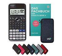 Casio fx-991DE X con custodia protettiva Blu e manuale (128 pagine, DIN A5) - Calcolatrice scientifica - Smart Set (Tedesco)