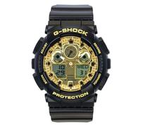 Casio G-Shock Analog Digital Gold Dial Quartz GA-100GGB-1A9 200M Mens Watch