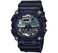 Casio G-Shock Analogico-Digitale Quadrante Argento Uomo GA-900AS-1ADR (G1150), argento, 52.8×49.5×16.9mm, Cinturino