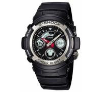 Casio G-Shock AW-590-1AJF Analogico Digitale Uomo Orologio Nero Nuovo Da Japan