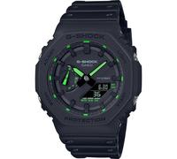 Casio G-SHOCK GA-2100-1A3ER Men's Analog-Digital Watch - Carbon Core Guard, Neon Green Accents, 200M Water Resistance