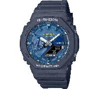 Casio G-Shock GA-2100AS-2AER Men's Watch - 45.4mm Octagonal Carbon Core Guard, Analog-Digital, 200M Water Resistance, Blue Resin Strap