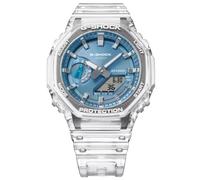 Casio G-Shock GA2100BM-7A2 - Orologio analogico digitale con cinturino in resina traslucida, colore: azzurro cielo