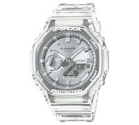 Casio G-Shock GA2100BM-7A8 - Orologio ottagonale in resina traslucida con quadrante argentato, Argento