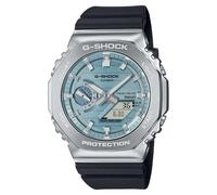 Casio G-Shock GBM2100-1A2 - Orologio ottagonale in acciaio resistente al sole con quadrante blu cielo, Blu