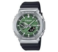 Casio G-Shock GBM2100-1A3 - Orologio ottagonale in acciaio resistente con quadrante verde solare, Verde