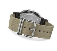 Casio Orologio da polso da uomo al quarzo militare cinturino in tessuto giallo cassa in resina display analogico nero - GM-2100C-5AER