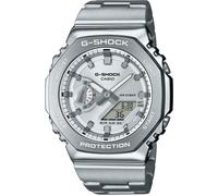 Casio G-SHOCK GM-2110D-7AER Men's Analog-Digital Watch - Silver Stainless Steel