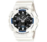 Casio G-SHOCK Orologio 20 BAR, Bianco, Analogico - Digitale, Uomo, GA-100B-7AER