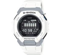 Casio G-shock - Orologio Da Polso Da Uomo Al Quarzo Sportivo Bracciale E Cassa In Resina Di Colore Bianco Quadrante Digitale Nero - GBD-300-7ER