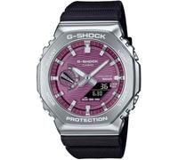 Casio G-Shock - Orologio da uomo analogico-digitale Bluetooth, Borgogna, Cinturino