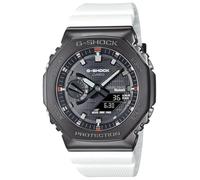Casio GBM-2100 - Orologio da polso a energia solare, cassa in metallo, Bluetooth incluso, plastica a biomassa, Colore limitato: Bianco/Nero, Tipo di bracciale:
