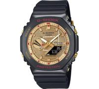 Casio GBM-2100RH-1AER Orologio da uomo analogico al quarzo digitale con cinturino in plastica, Nero, Cinturino