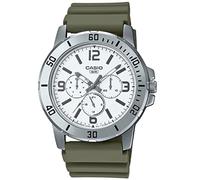 Casio General MTP-VD300-3B - Bracciale in resina, da uomo, verde, con cinturino, verde, verde, Verde, Cinghia