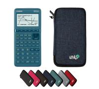 Casio Graph 25+E II con Custodia Protettiva WYNGS inclusa Blu - Calcolatrice Grafica - Pacchetto Base