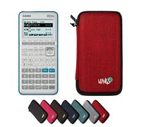 Casio Graph 35+E II - Calcolatrice grafica con custodia protettiva WYNGS rossa