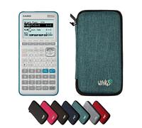 Casio Graph 35+E II con custodia protettiva WYNGS turchese - calcolatrice grafica - pacchetto base