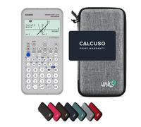 Casio Graph Light con Custodia Protettiva WYNGS inclusa Grigio Chiaro - Calcolatrice Grafica - Pacchetto Base