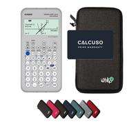 Casio Graph Light con Custodia Protettiva WYNGS inclusa Grigio Scuro - Calcolatrice Grafica - Pacchetto Base